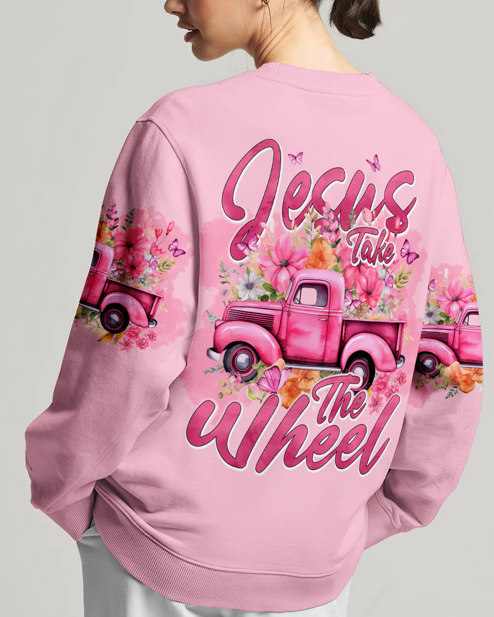 Jesus Take The Wheel Women's All Over Print Shirt - hi2303241 - Image 9