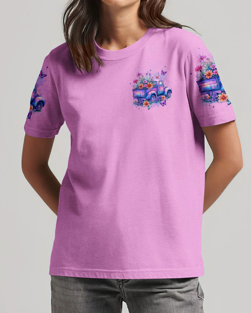 Jesus Take The Wheel Women's All Over Print Shirt - 0905254 - Image 2