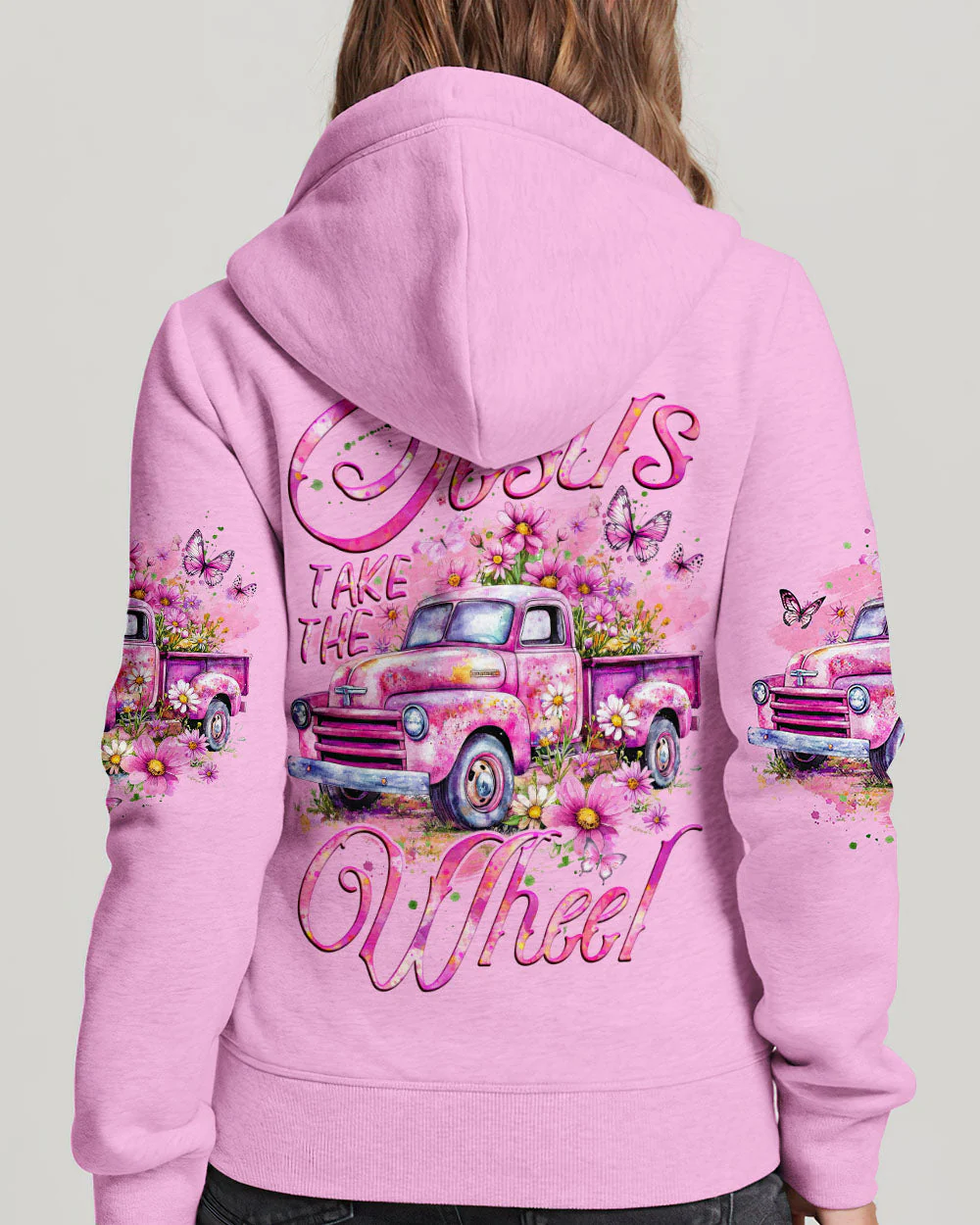 Jesus Take The Wheel Women's All Over Print Shirt - 1703252 - Image 10