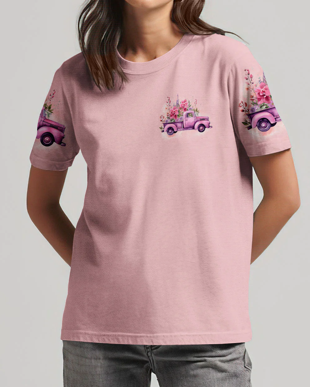 Jesus Take The Wheel Women's All Over Print Shirt - td0712232 - Image 9