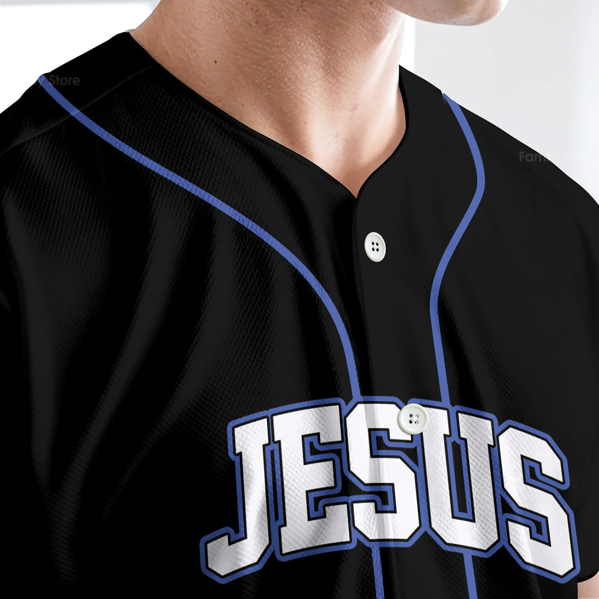 Jesus Lion on The Light - Baseball Tee for God Lover - Image 4