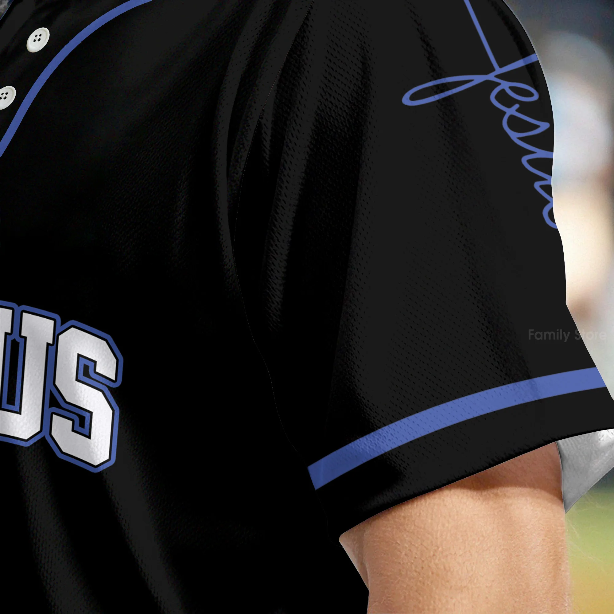 Jesus Lion on The Light - Baseball Tee for God Lover - Image 5