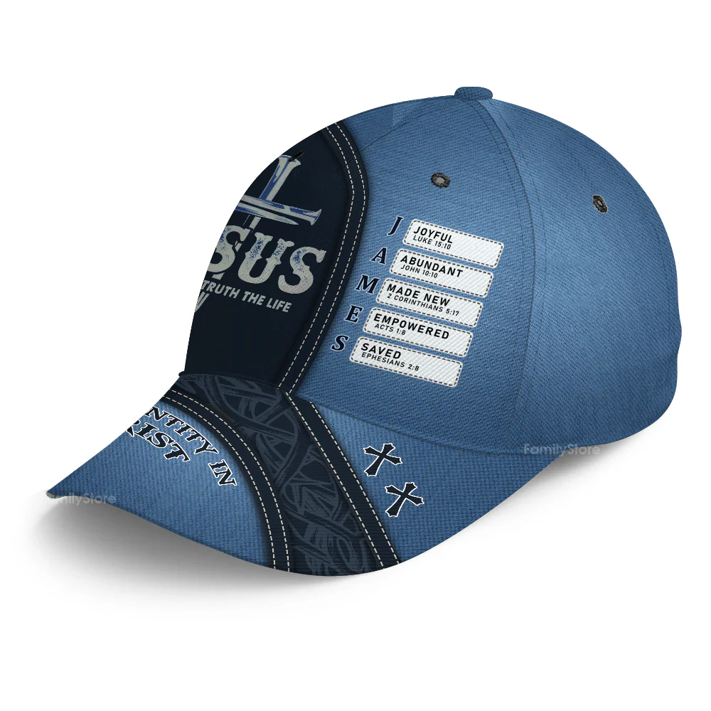 Jesus The Way The Truth The Life - Personalized Classic Cap - Gift for Men, Dad, Grandpa, Husband | NA94 - Image 8