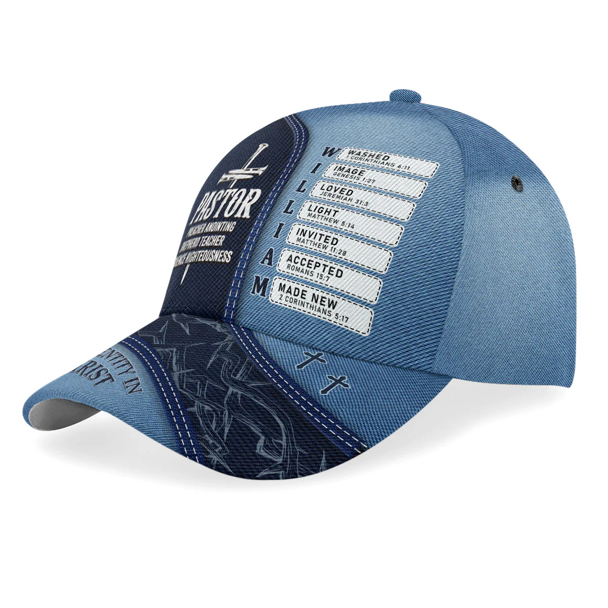 Jesus The Way The Truth The Life - Personalized Classic Cap TD118 - Image 2