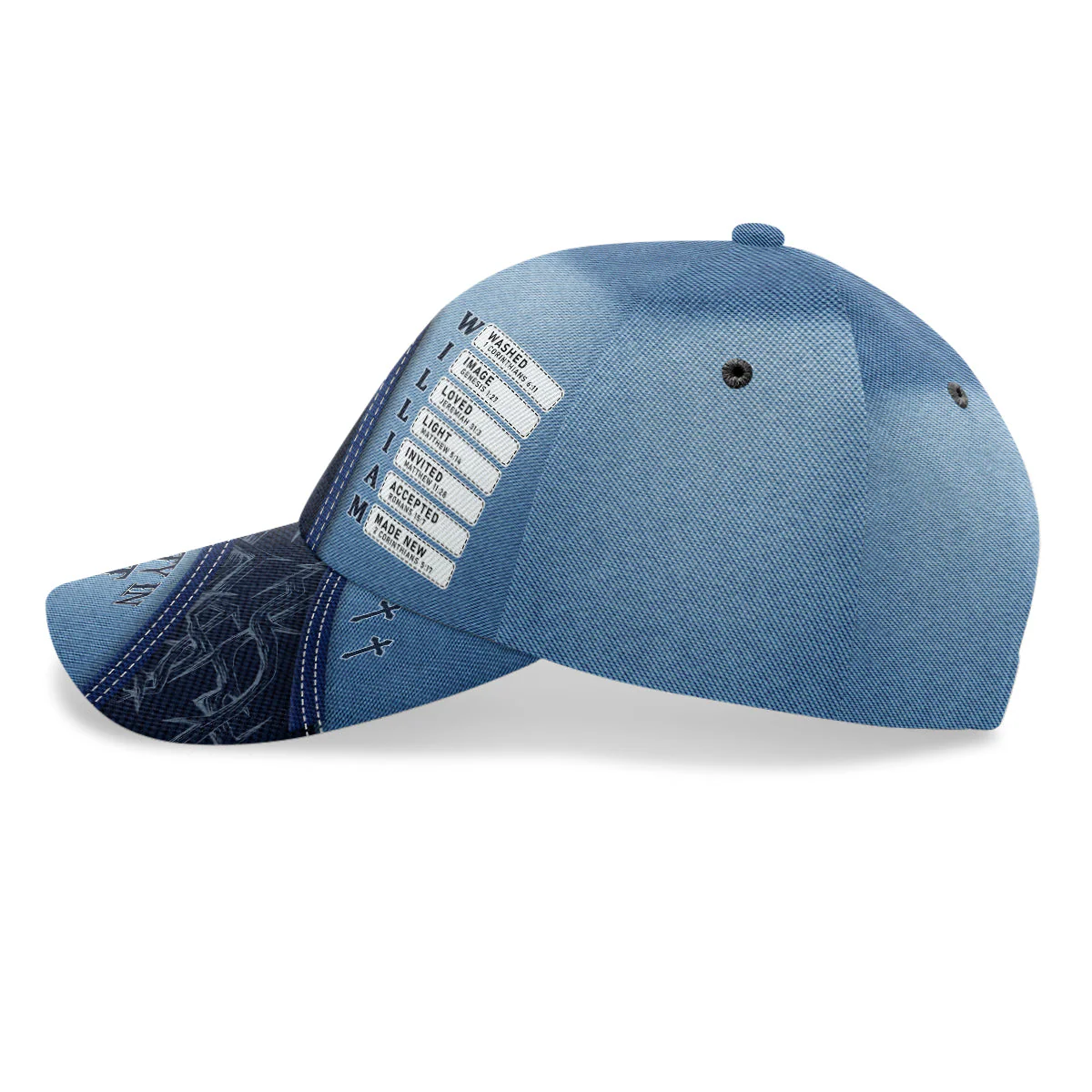 Jesus The Way The Truth The Life - Personalized Classic Cap TD118 - Image 3