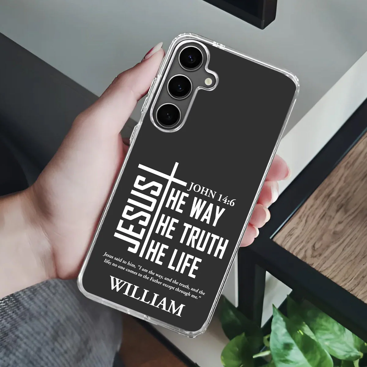 Jesus The Way The Truth The Life - Personalized Phone Case TD118 - Image 4