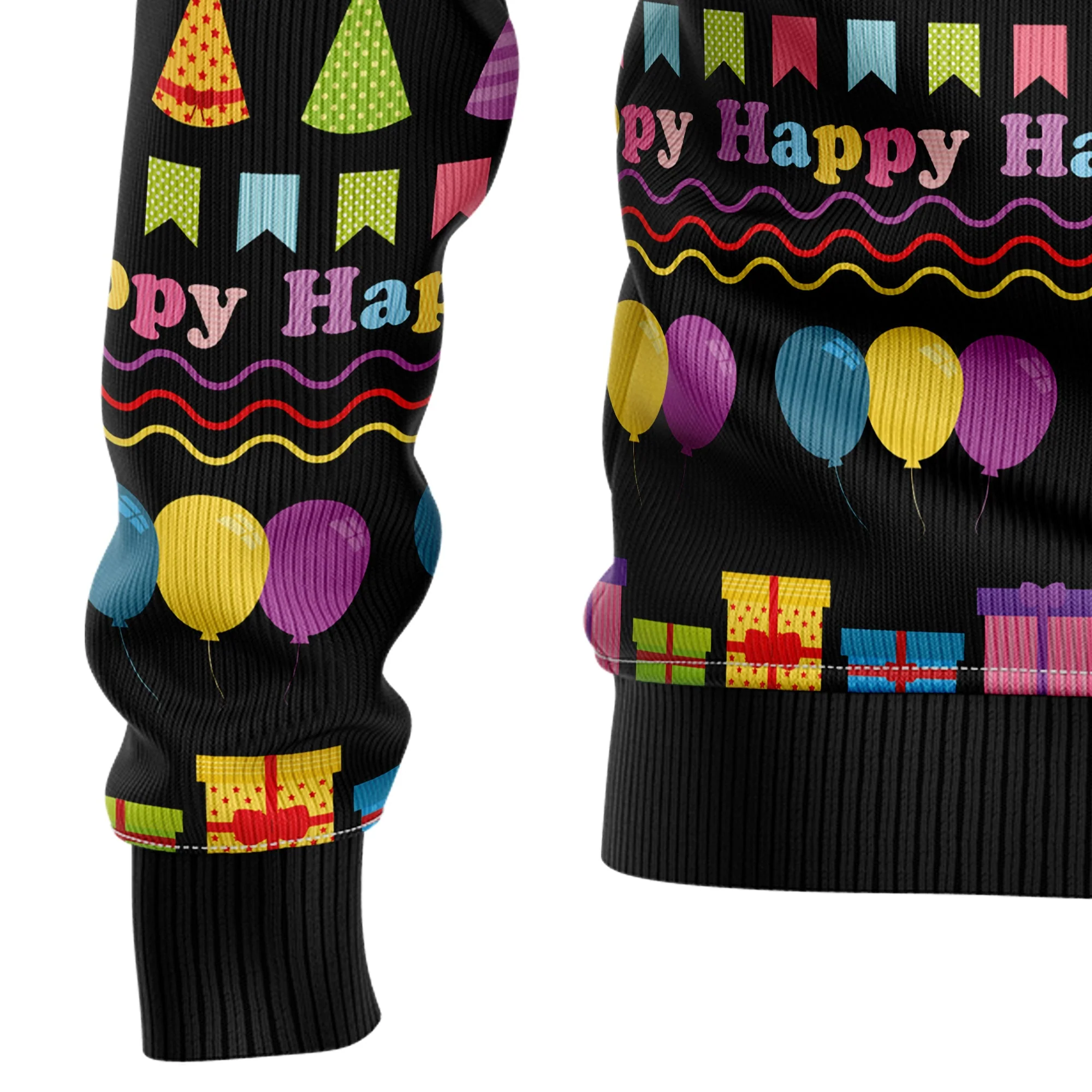 Jesus's Party - Funny Ugly Christmas Sweater - Image 9