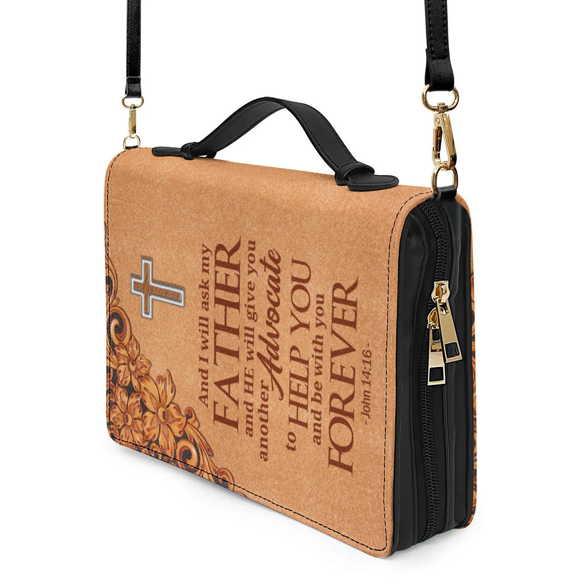 John 1416 Pigeon And Cross - Beautiful Personalized Bible Covers - AT4082429 - Image 5