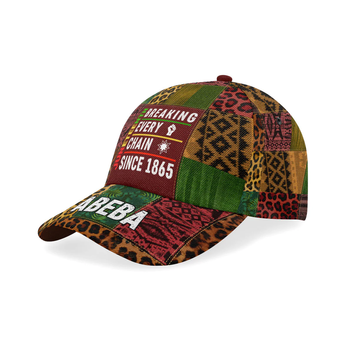 Juneteenth Breaking Every Chain - Personalized Classic Cap - Image 5