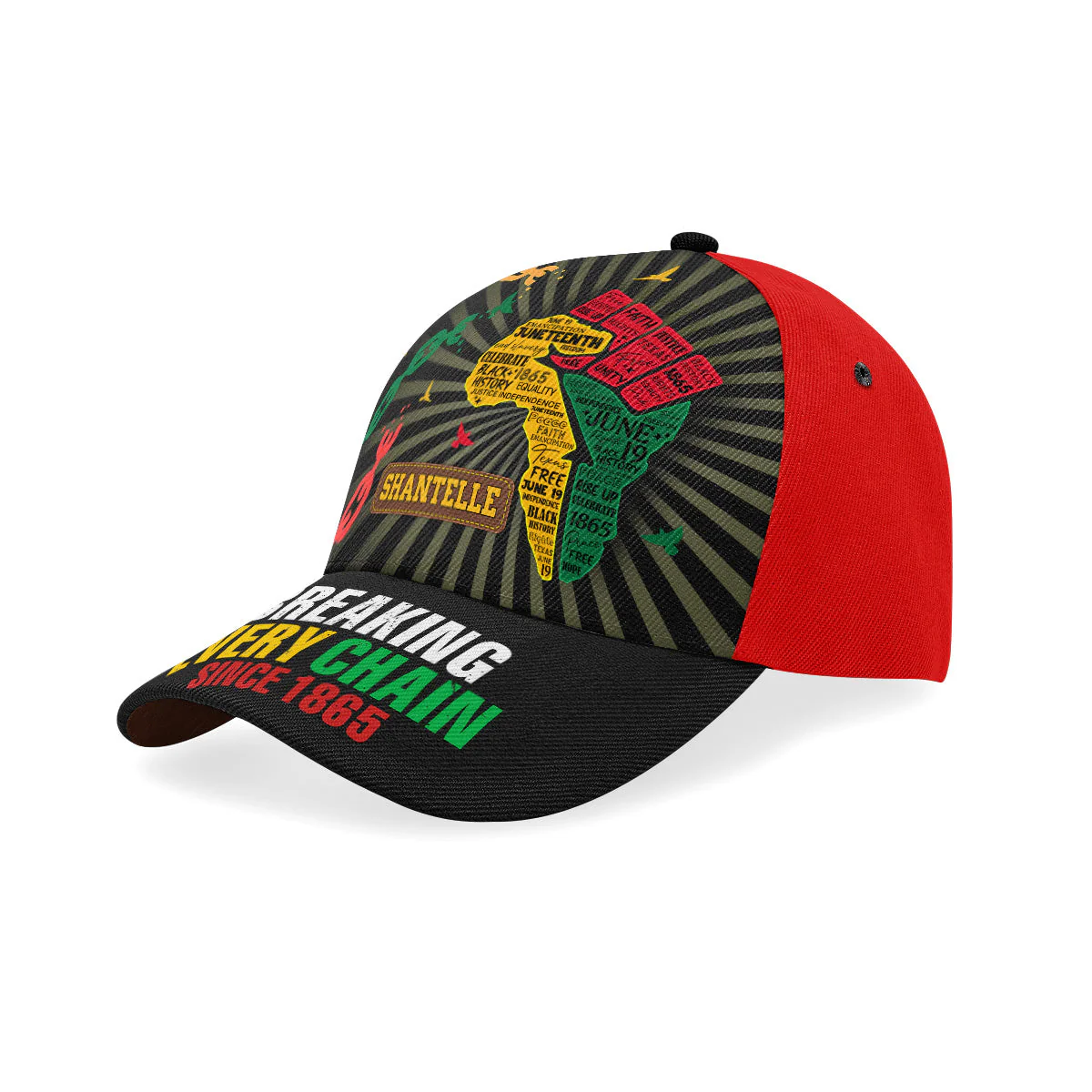 Juneteenth Spirit Black Pride - Personalized Classic Cap - Image 5