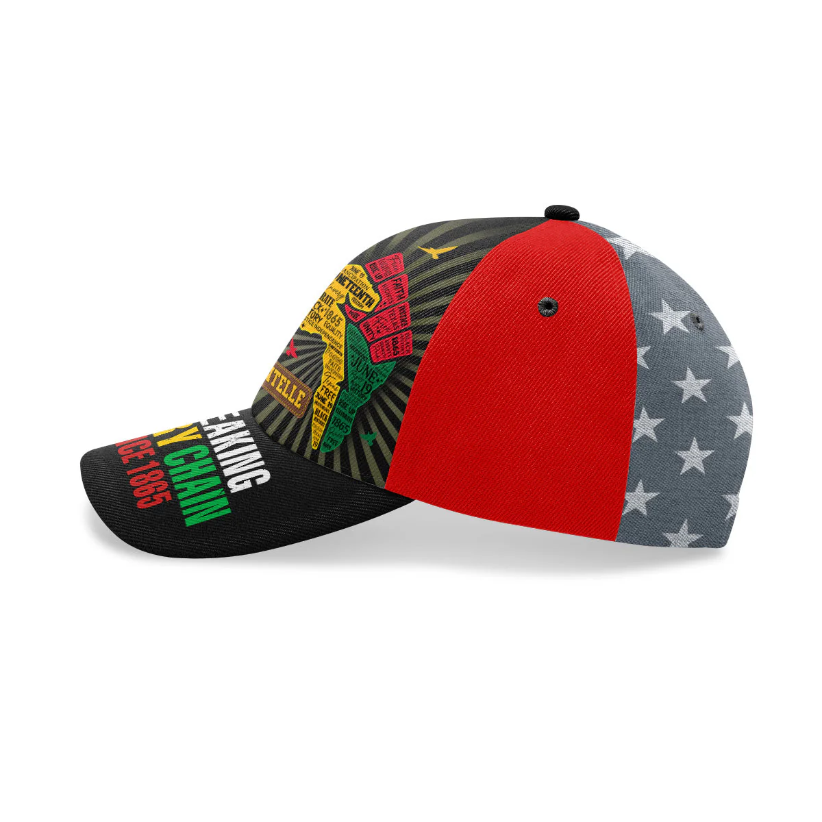 Juneteenth Spirit Black Pride - Personalized Classic Cap - Image 6