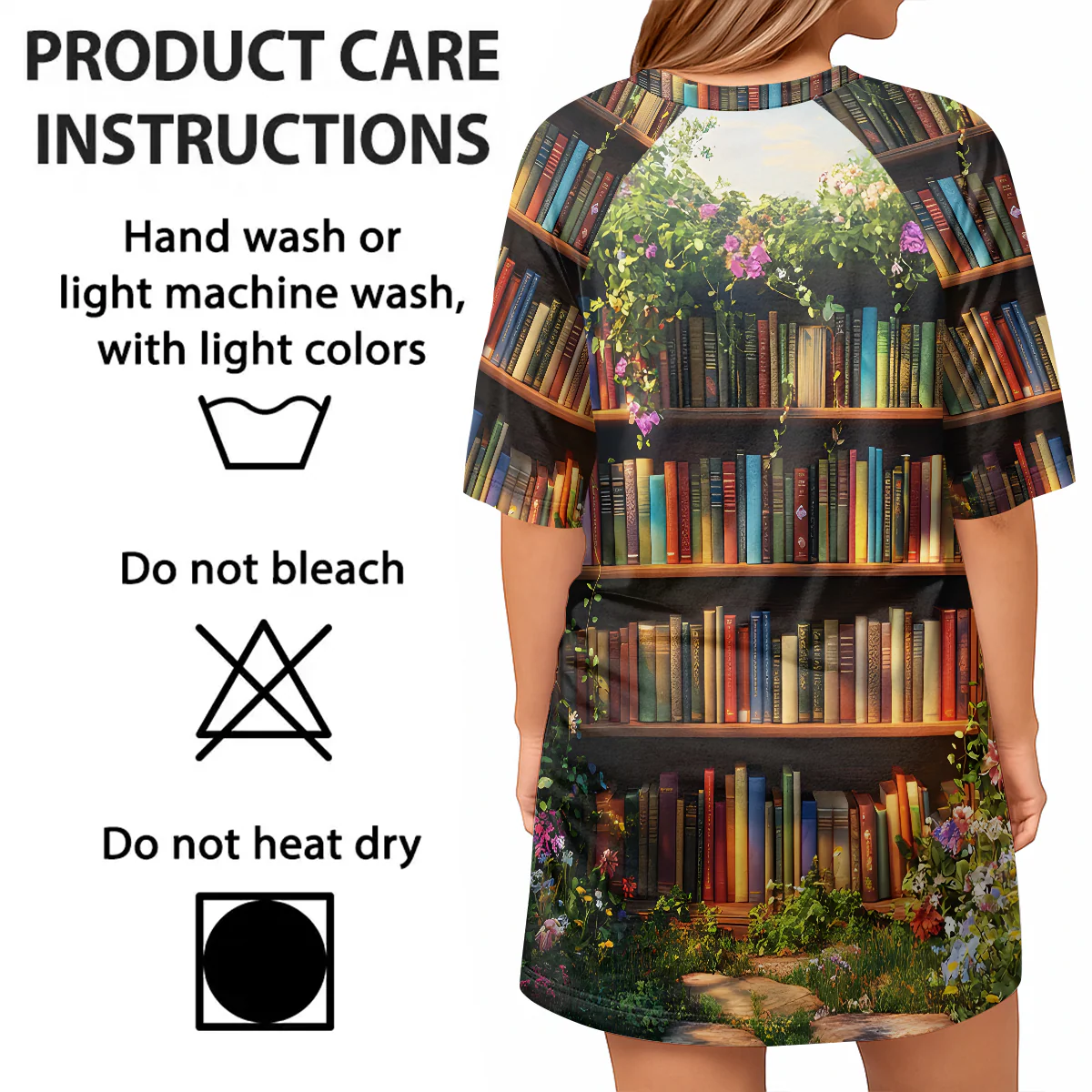 Just A Girl Who Loves Books - Personalized Sleep Tee | CLB2 - Image 6