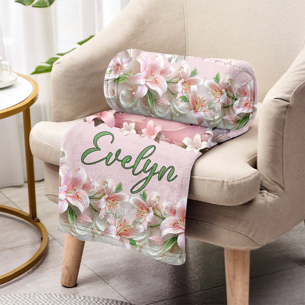 Just A Girl Who Loves Sti - Personalized Blanket - Gift For Her, Daughter HH01 - Image 3