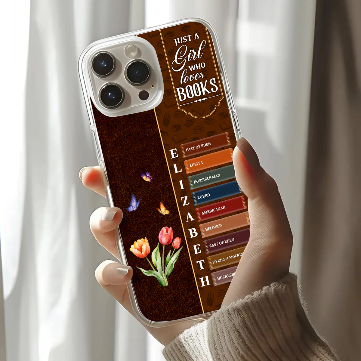 Just A Girl Who Loves To Read Banned Books V2- Personalized Phone Case - Gift For Book Lover, Reader HH01 - Image 3