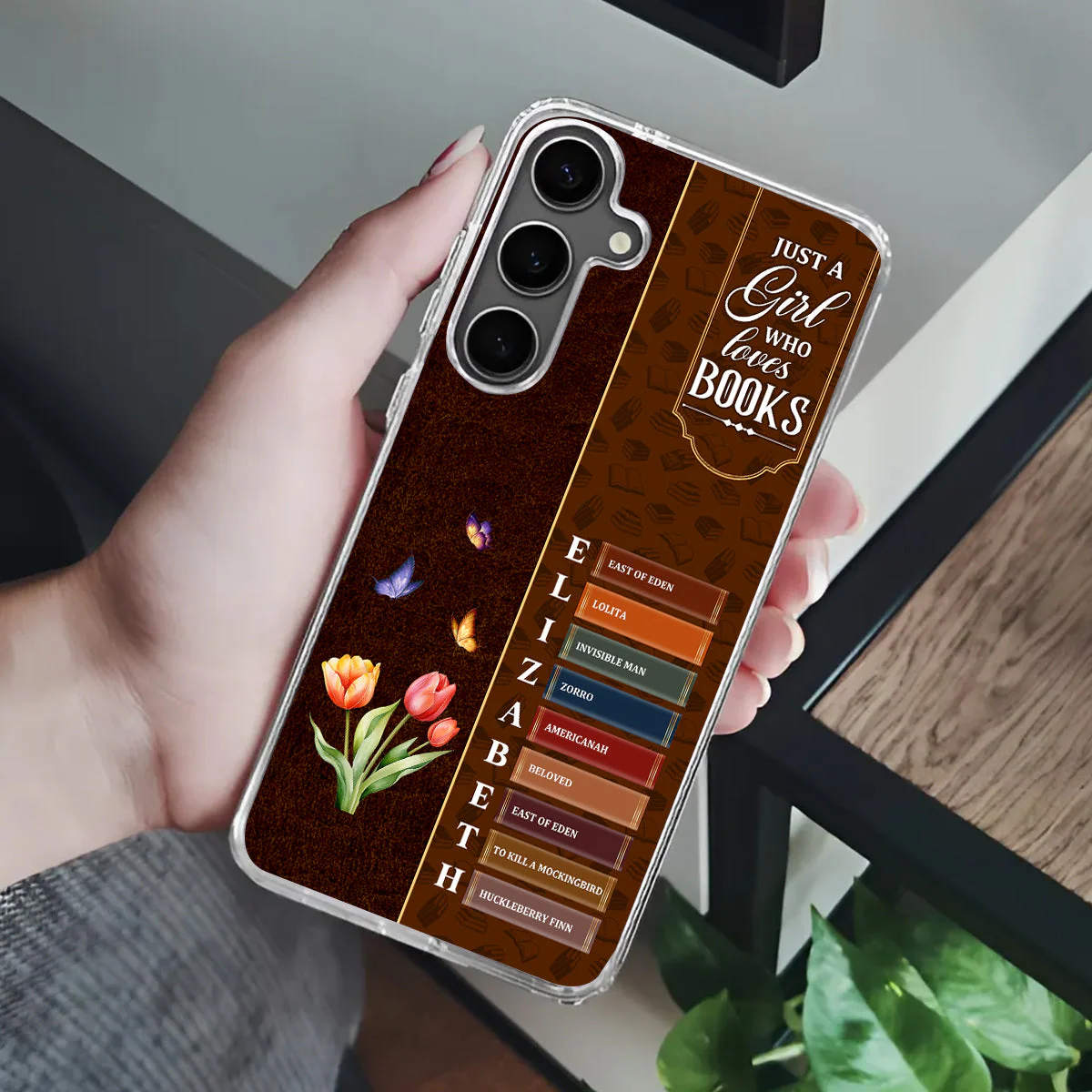 Just A Girl Who Loves To Read Banned Books V2- Personalized Phone Case - Gift For Book Lover, Reader HH01 - Image 4