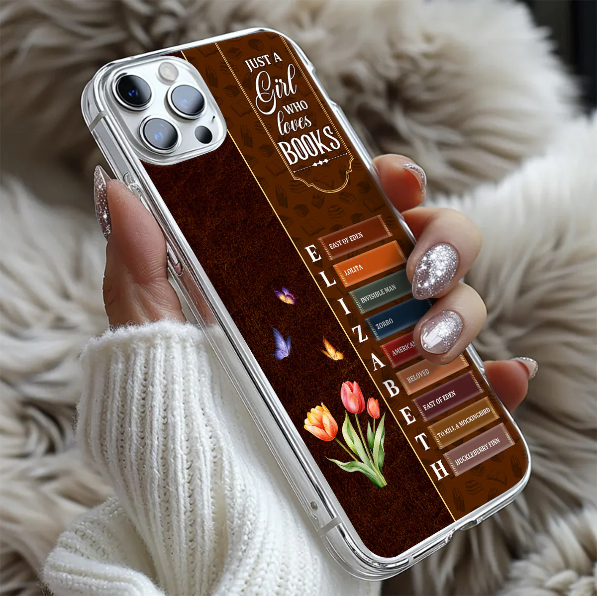 Just A Girl Who Loves To Read Banned Books V2- Personalized Phone Case - Gift For Book Lover, Reader HH01 - Image 5