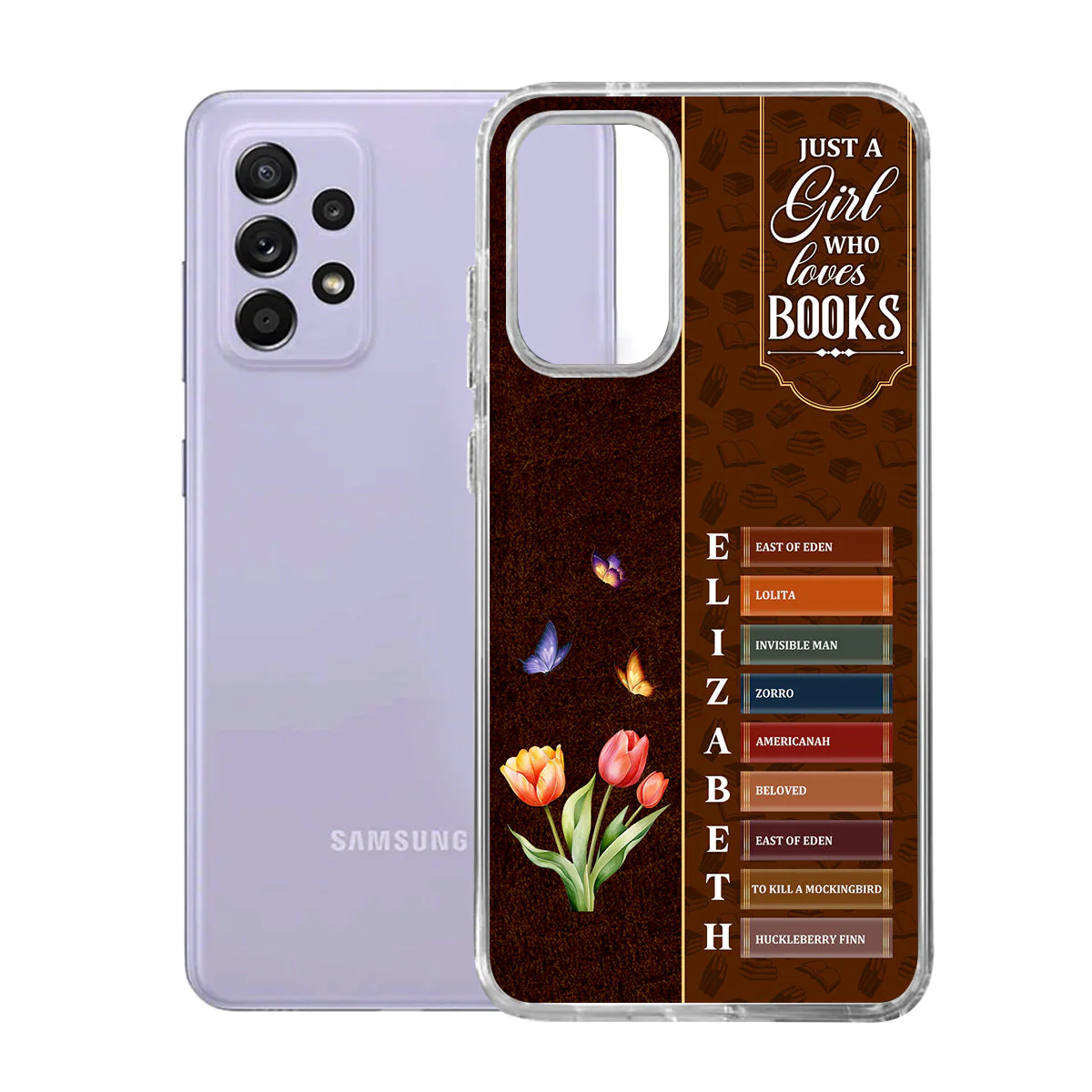 Just A Girl Who Loves To Read Banned Books V2- Personalized Phone Case - Gift For Book Lover, Reader HH01 - Image 6