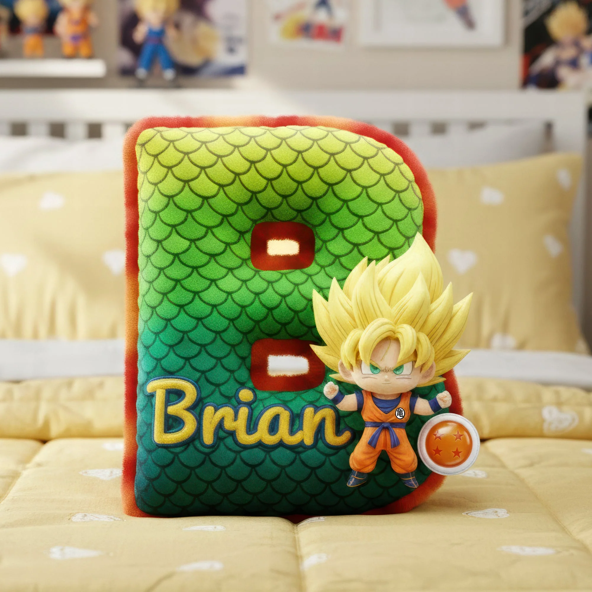Just Love DrBa Alphabet - Personalized Custom Shape Pillow - Gift For Kids HH01 - Image 3