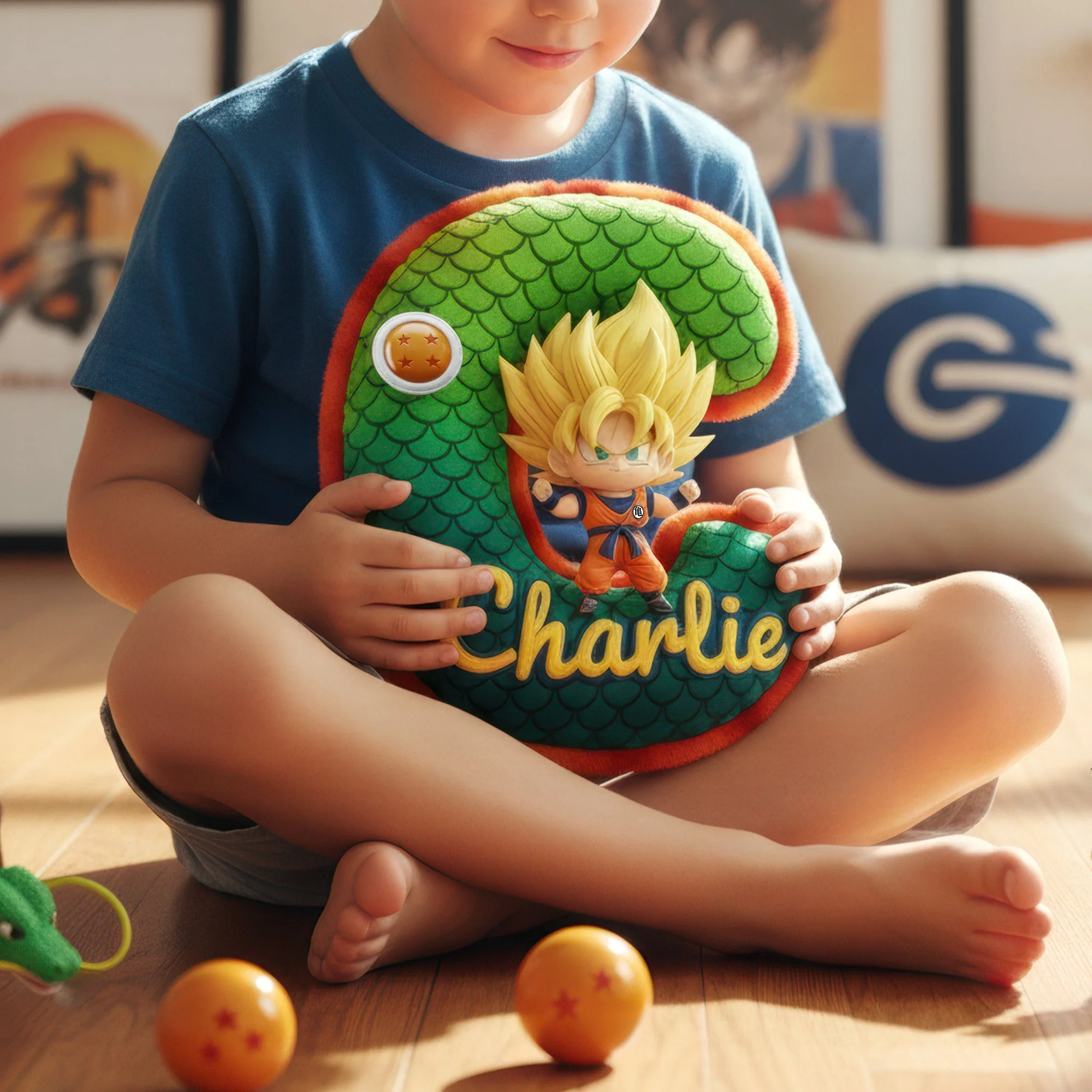 Just Love DrBa Alphabet - Personalized Custom Shape Pillow - Gift For Kids HH01 - Image 4
