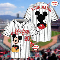 Just Love MkMo Magic Mouse - Personalized Baseball Jersey - Gift For Movie Fans HH01 - Image 5