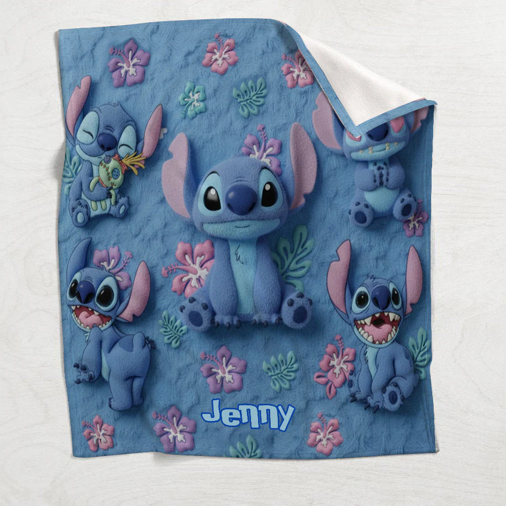 Just Love Sti - Personalized Blanket - Christmas Gift For Daughter HH01 - Image 4