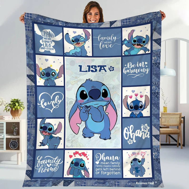 Just Love Sti - Personalized Blanket - Christmas Gift For Kids HH01