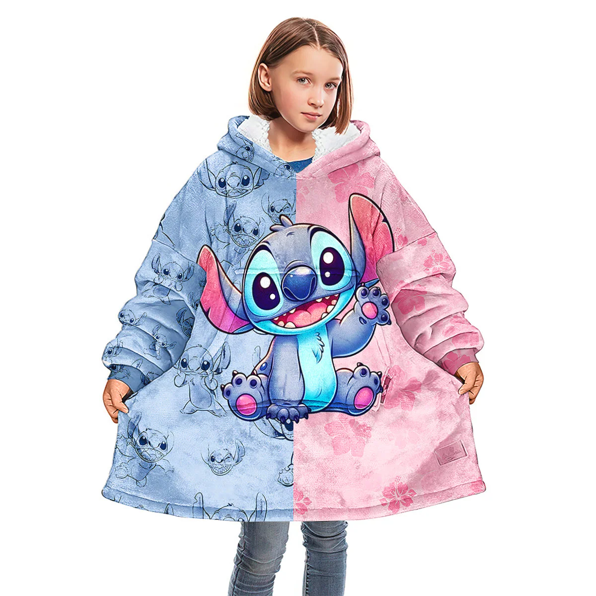 Just Love Sti (Ver 6) - Personalized 3D Inflated Effect Christmas Blanket Hoodie HH01 - Image 3