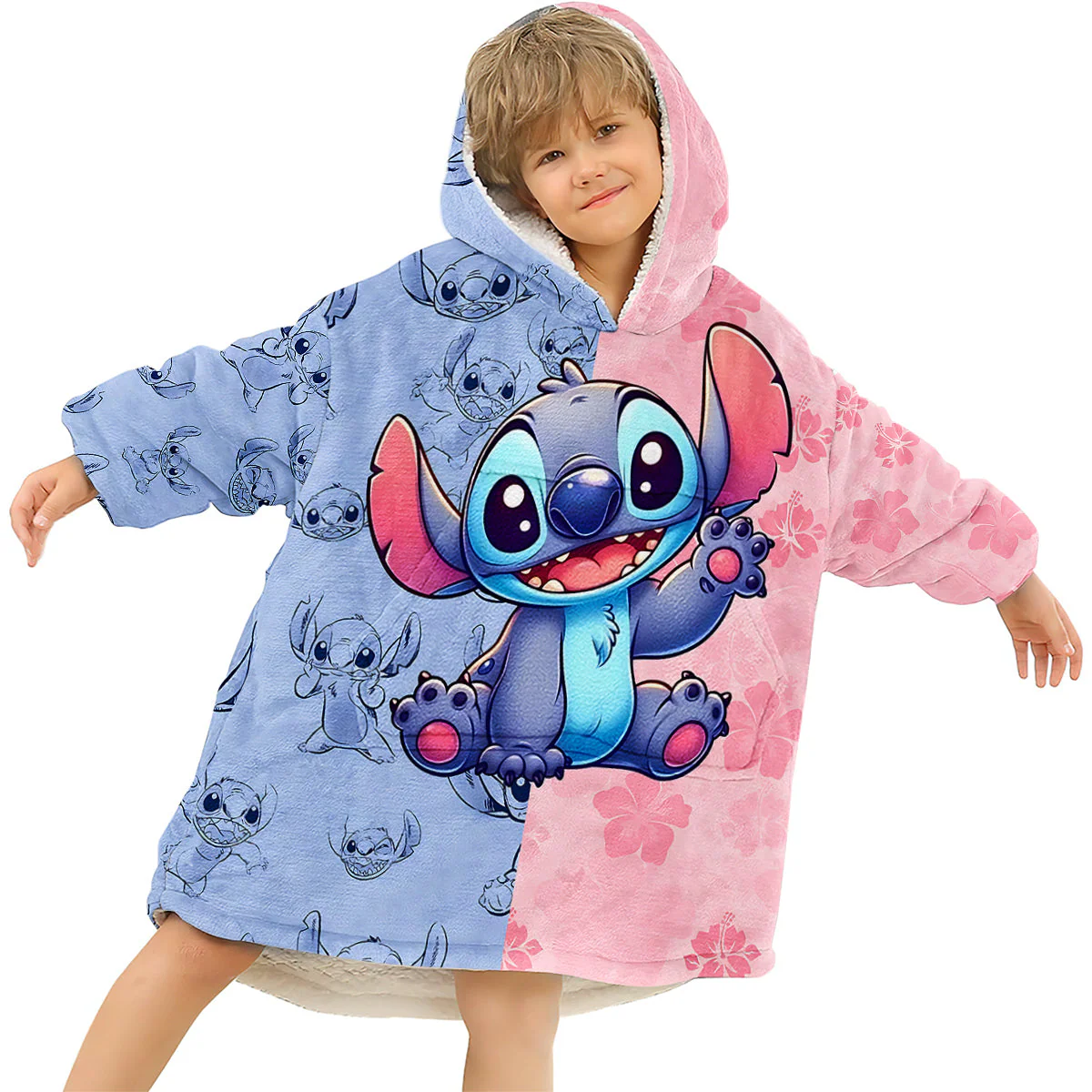 Just Love Sti (Ver 6) - Personalized 3D Inflated Effect Christmas Blanket Hoodie HH01 - Image 4