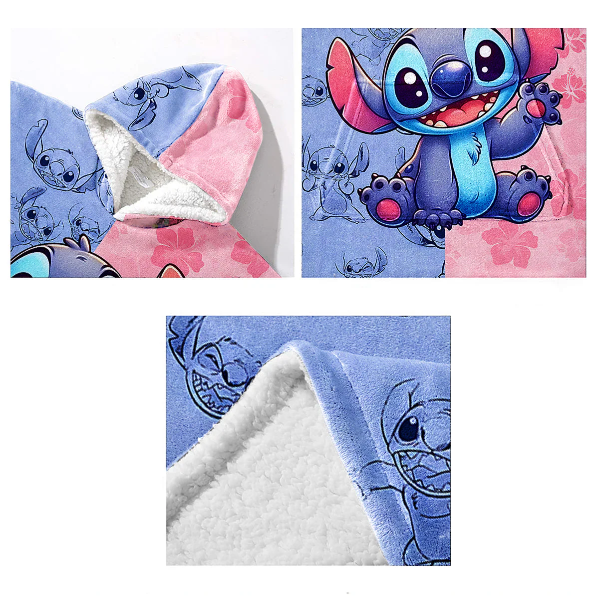 Just Love Sti (Ver 6) - Personalized 3D Inflated Effect Christmas Blanket Hoodie HH01 - Image 5
