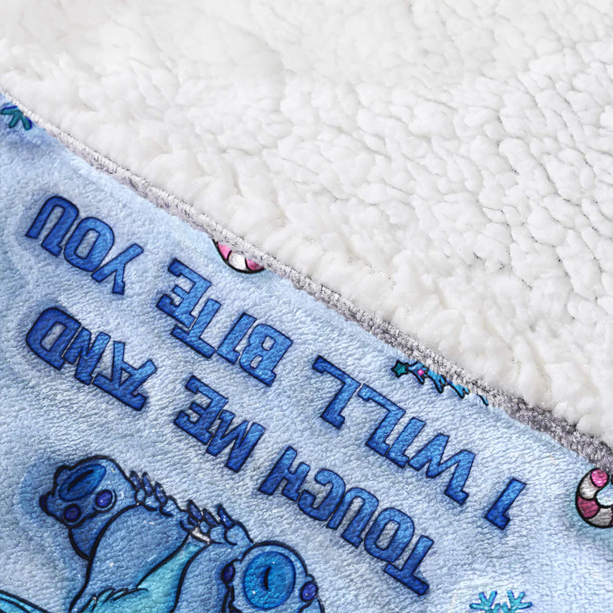 Just Love Sti (Ver 8) - Personalized 3D Inflated Effect Christmas Blanket Hoodie HH01 - Image 6