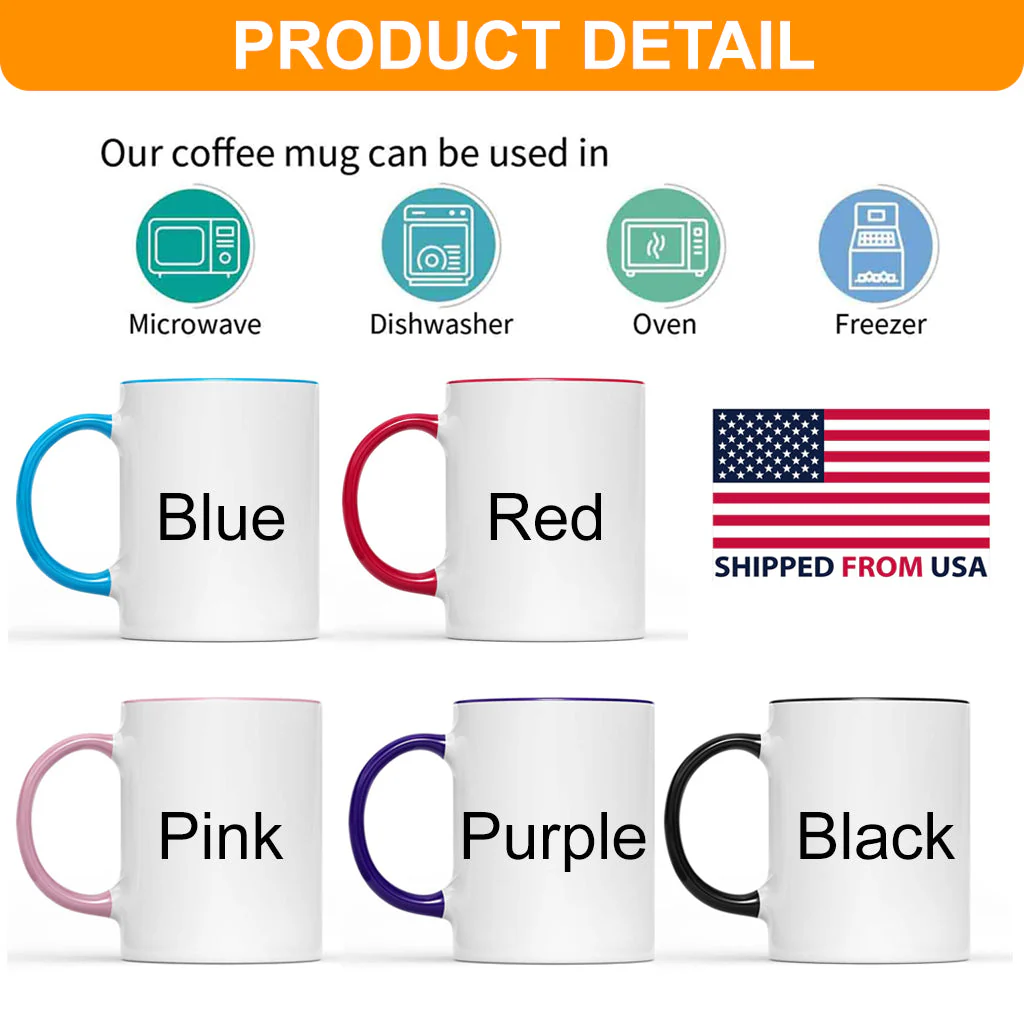 Just Loves Fishing - Personalized Accent Mug - Gift For Fishing Lovers HH01 - Image 4