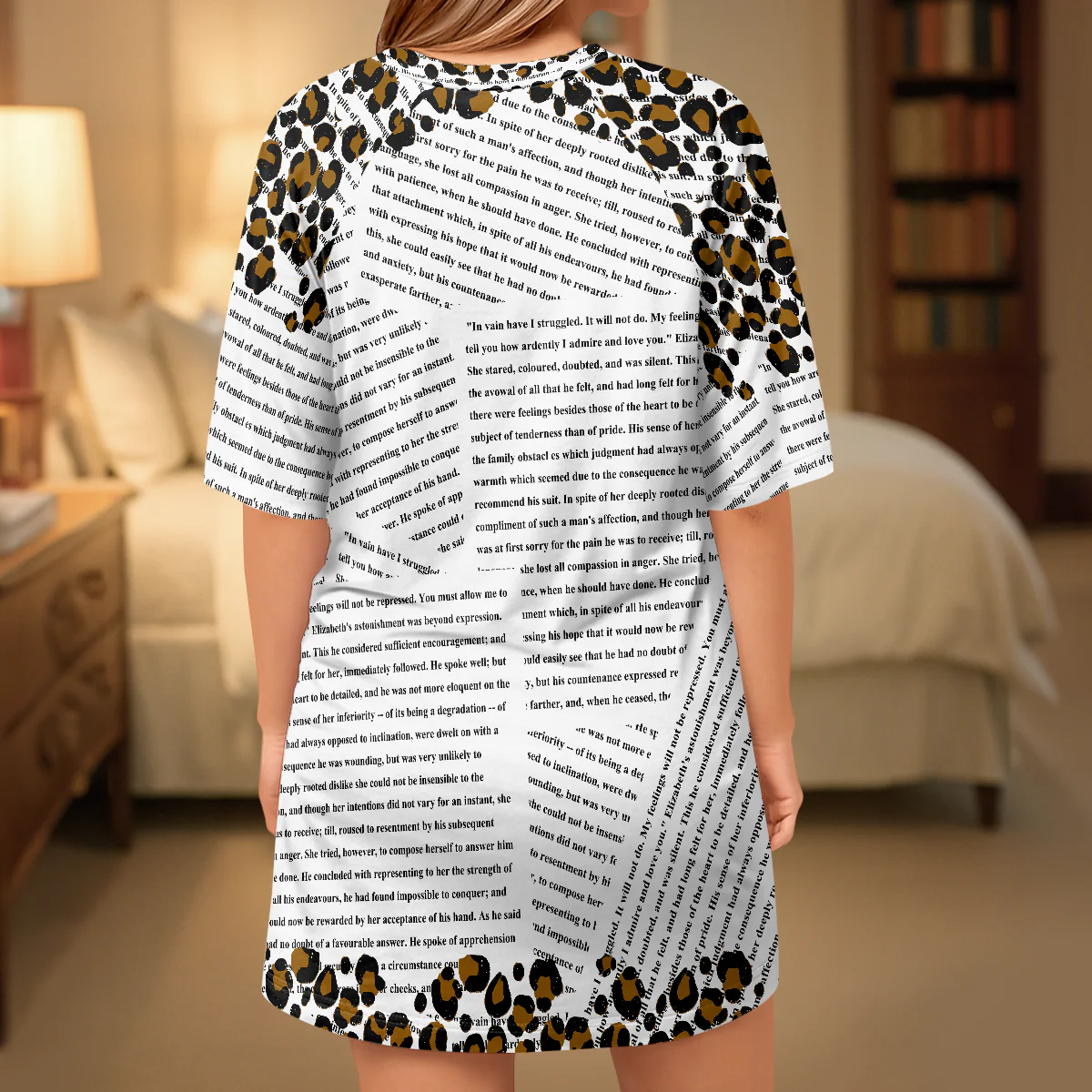 Just One More Chapter - Personalized Sleep Tee | CLB2 - Image 4