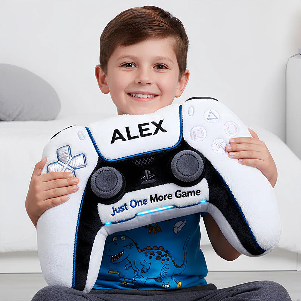 Just One More Game - Personalized Custom Shaped Pillow - Gift For Kids, Gamers NL122 - Image 4