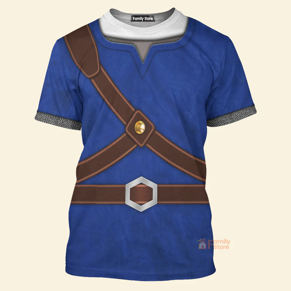 Knights Of Skyloft Blue Cosplay Costume - 3D TShirt ZDHS50