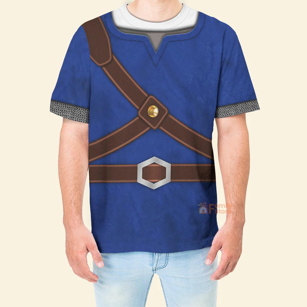 Knights Of Skyloft Blue Cosplay Costume - 3D TShirt ZDHS50 - Image 3