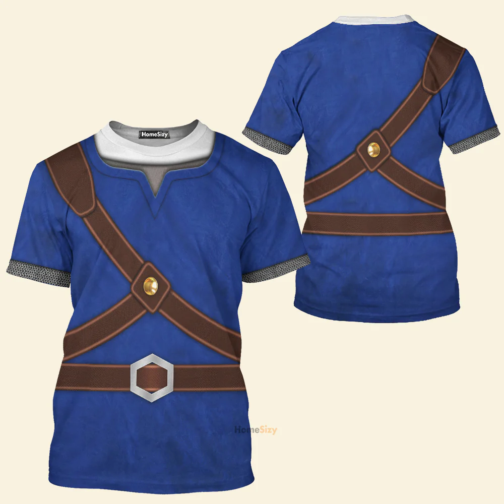 Knights Of Skyloft Blue Cosplay Costume - 3D TShirt ZDHS50 - Image 4