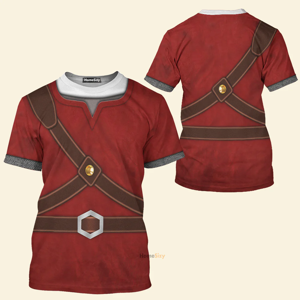 Knights Of Skyloft Red Cosplay Costume - 3D TShirt ZDHS52 - Image 3