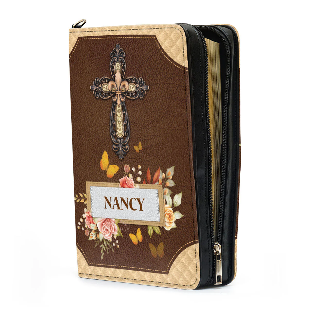 Let Your Faith Be Bigger Than Your Fear - Thoughtful Gift For Christians - Personalized Bible Covers - AT4080721 - Image 4