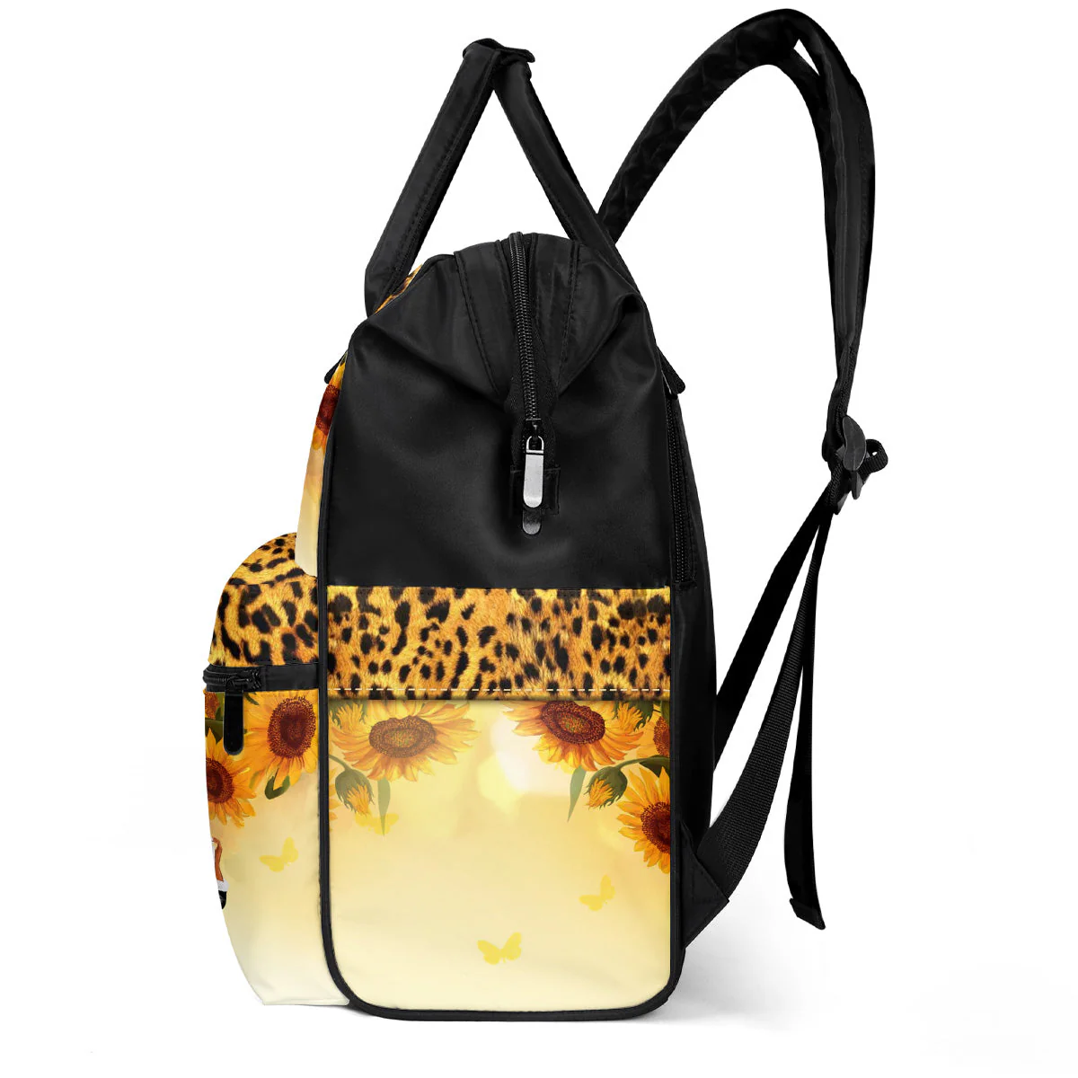 Life Is Better With Sistas - Personalized Duckbilled Backpack - Gift For Friends, Besties - Image 2