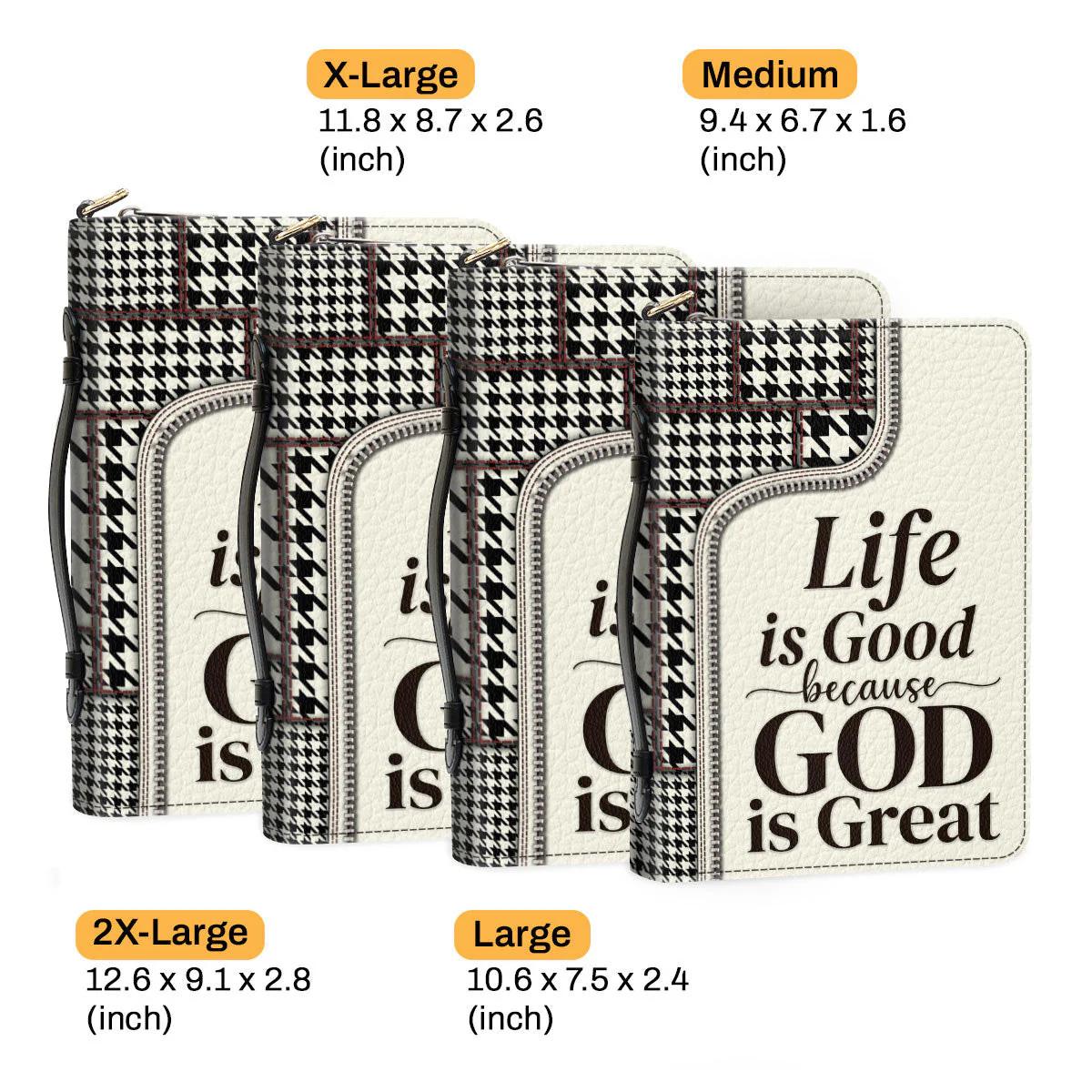 Life Is Good Because God Is Great - Unique Personalized Bible Covers - AT4081325 - Image 6