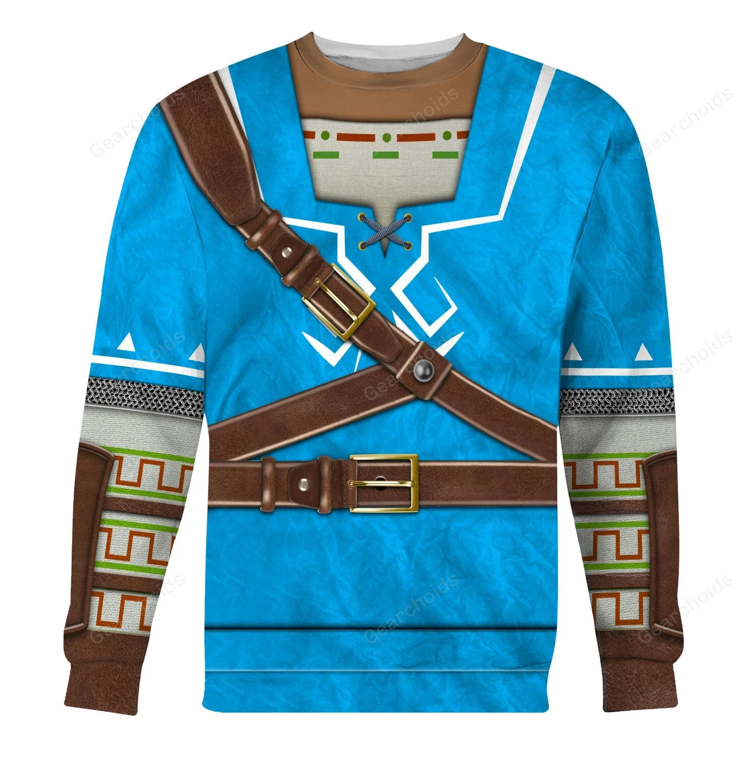 Link Attire Champion's Tunic Hoodie Sweatshirt Sweatpants ZDHS02 - Image 4