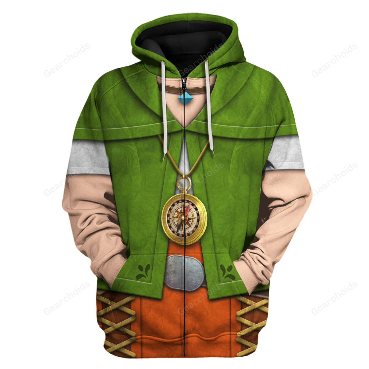 Linkle Attire Hoodie Sweatshirt Sweatpants ZDHS09 - Image 3