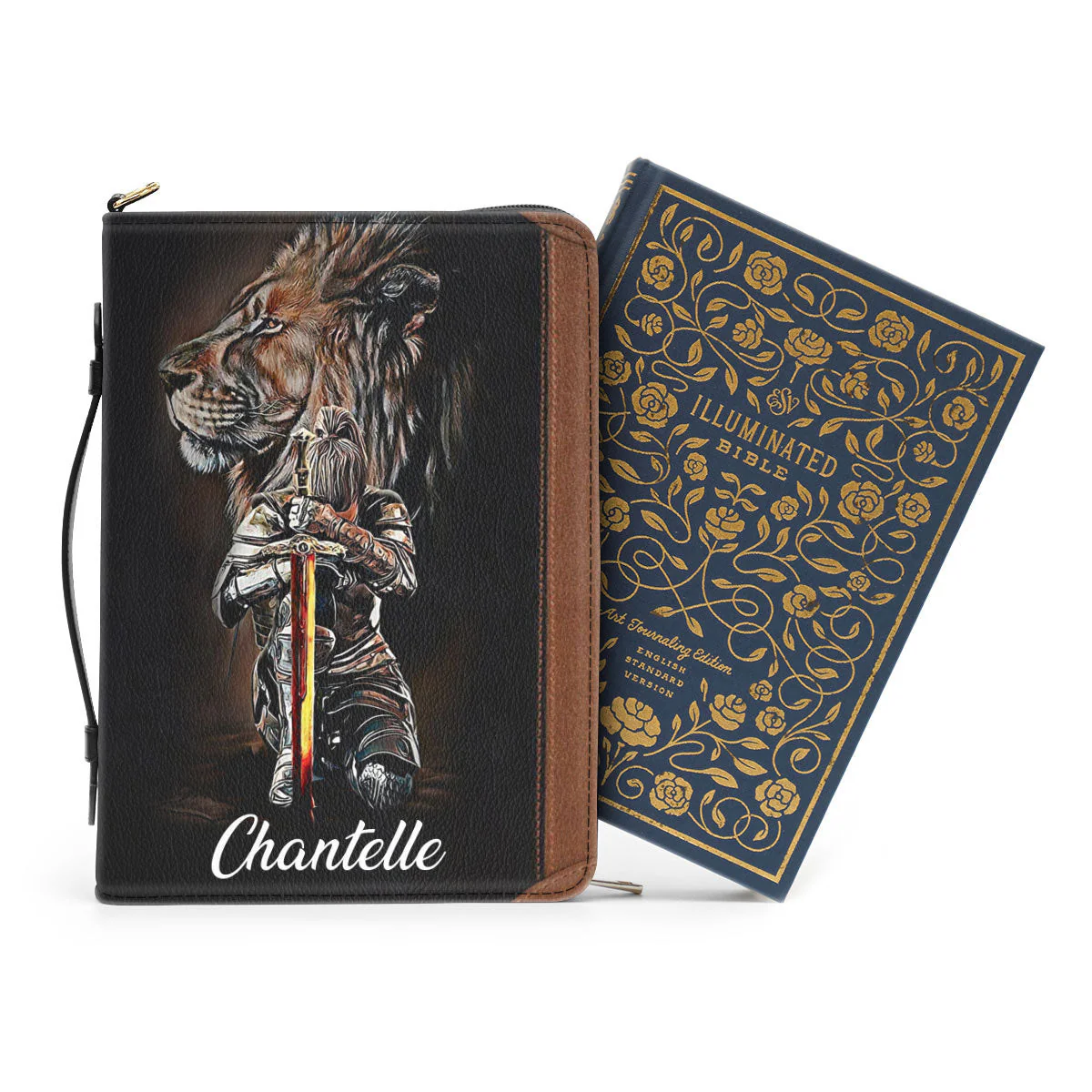 Lion I Am A Daughter Of The King - Beautiful Personalized Bible Covers - AT4082424 - Image 3