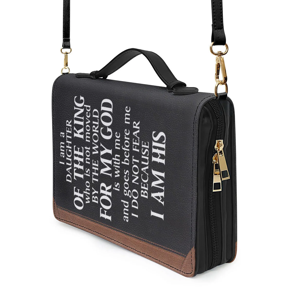 Lion I Am A Daughter Of The King - Beautiful Personalized Bible Covers - AT4082424 - Image 5