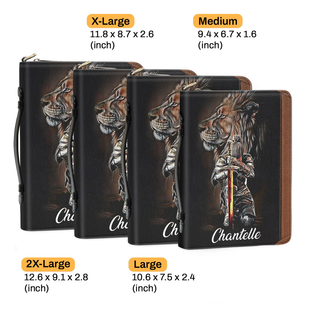Lion I Am A Daughter Of The King - Beautiful Personalized Bible Covers - AT4082424 - Image 6
