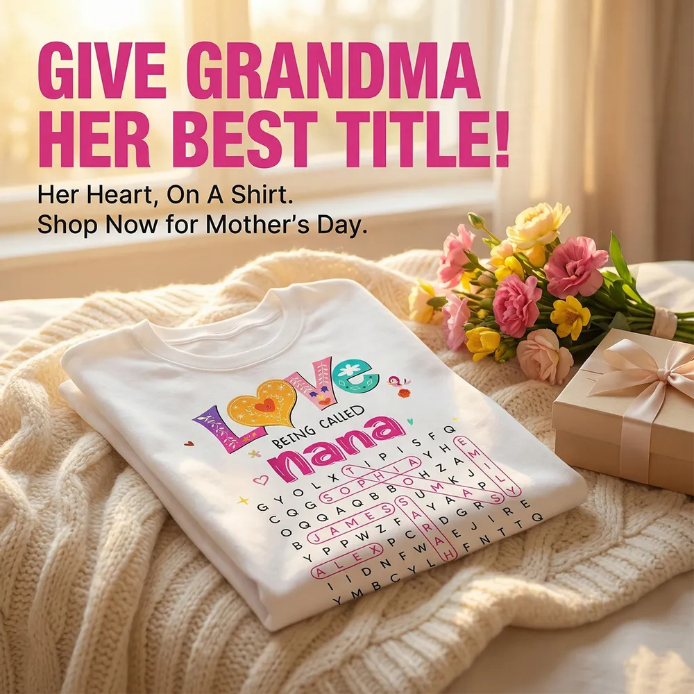 Love Being Called Grandma Colorful - Personalized Shirt - Gift For Mom, Grandma HN02 - Image 7