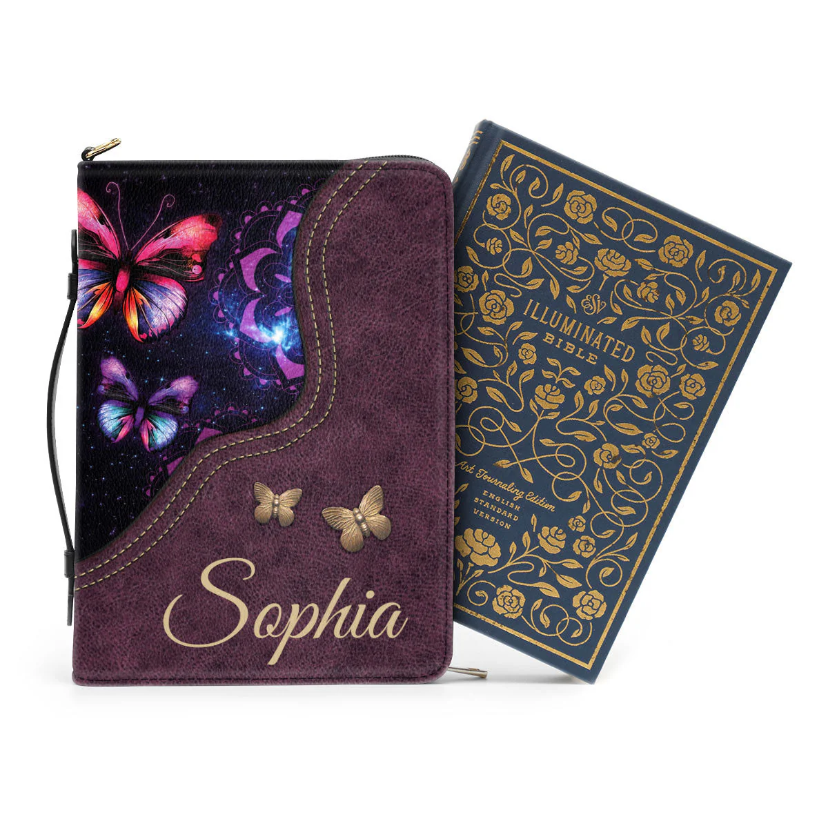 Lovely Butterfly - God Calls You His Special Treasure - Awesome Personalized Bible Covers - AT4081327 - Image 3