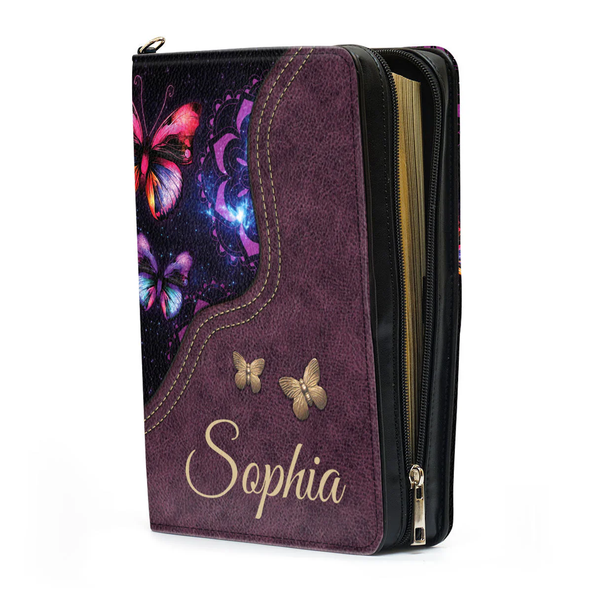 Lovely Butterfly - God Calls You His Special Treasure - Awesome Personalized Bible Covers - AT4081327 - Image 4