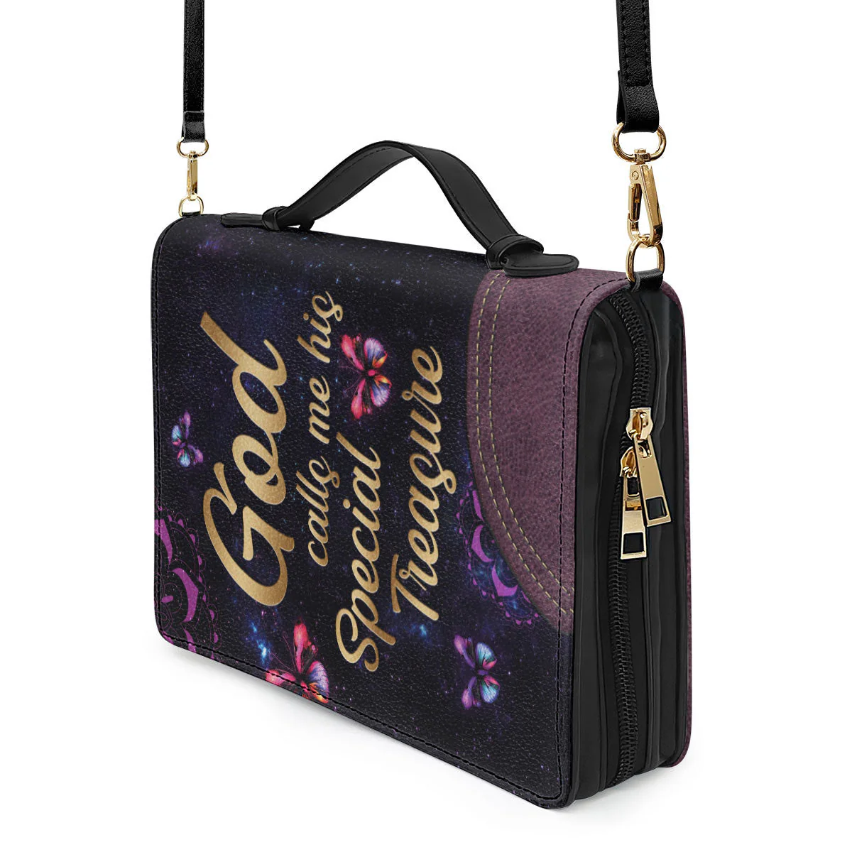 Lovely Butterfly - God Calls You His Special Treasure - Awesome Personalized Bible Covers - AT4081327 - Image 5