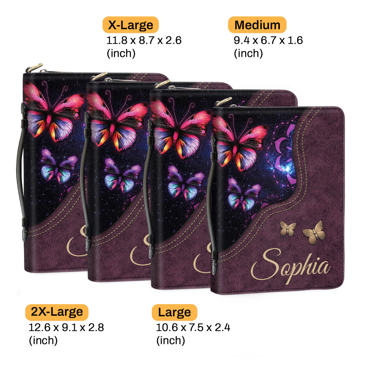 Lovely Butterfly - God Calls You His Special Treasure - Awesome Personalized Bible Covers - AT4081327 - Image 6